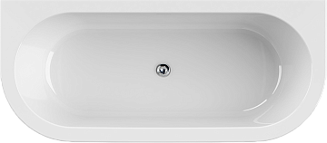 Акриловая ванна Cezares Slim 180x80 см, SLIM WALL-180-80-60-W37-SET