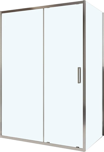 Душевой уголок BelBagno Luce AH-1-140/90-C-Cr профиль хром, стекло прозрачное