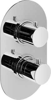 Термостатический смеситель встраиваемый Plumberia Selection Ixo XOT5040CR С ВНУТРЕННЕЙ ЧАСТЬЮ, для в