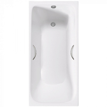 Чугунная ванна Delice Continental PLUS 170х75 см, с отверстиями для ручек