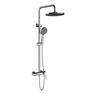 Душевая стойка Vincea Arco VSFS-4AR1CH, с изливом, хром