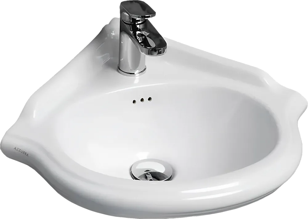 Раковина Azzurra Jubilaeum 46 полукруглая Sancos — официальный сайт