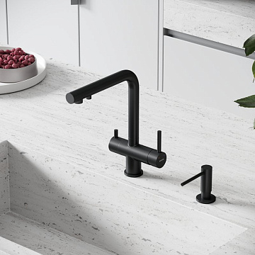 Смеситель для кухни Sancos Foster SC4014MB под фильтр, черный матовый