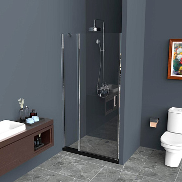Душевая дверь в нишу BelBagno Uno B-12-50+70-C-Cr стекло прозрачное