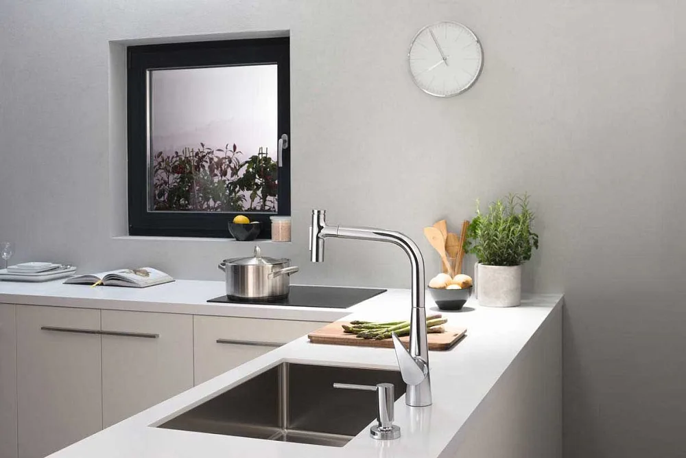 Смеситель для кухни Hansgrohe Talis Select M51 72823000 хром Sancos — официальный сайт