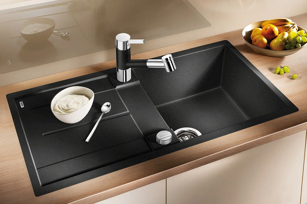 Мойка кухонная Blanco Metra 5S 513044 антрацит Sancos — официальный сайт