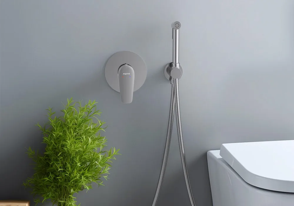 Гигиенический душ AQUATEK Бетта AQ1119CR со смесителем, С ВНУТРЕННЕЙ ЧАСТЬЮ, хром Sancos — официальный сайт