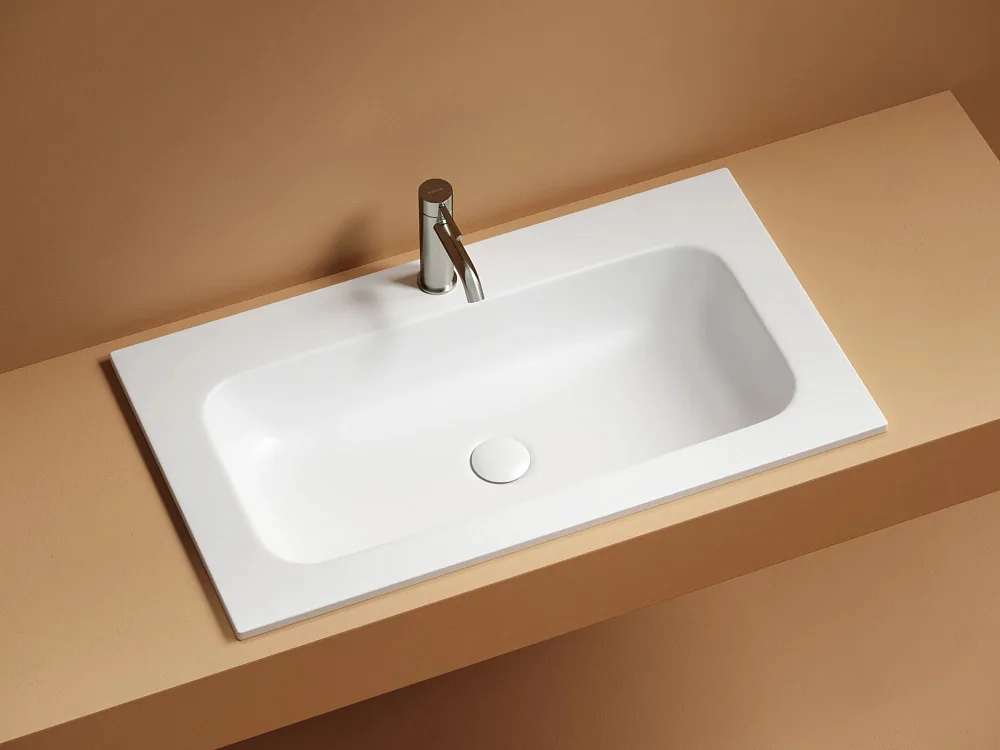 Мебельная раковина Ceramicanova Grace CN7012MW 80. белая матовая
