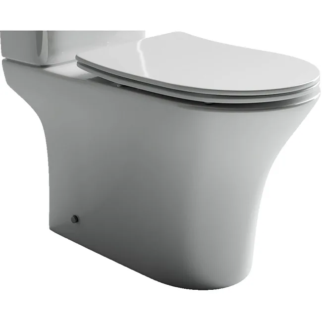 Чаша для унитаза-компакта Ceramicanova Fortuna Rimless CN9001-B с микролифтом Sancos — Оригинал