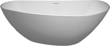 Ванна из искусственного камня Riho Granada B120001105 L 170x80 см, левая, отдельностоящая, матовая б