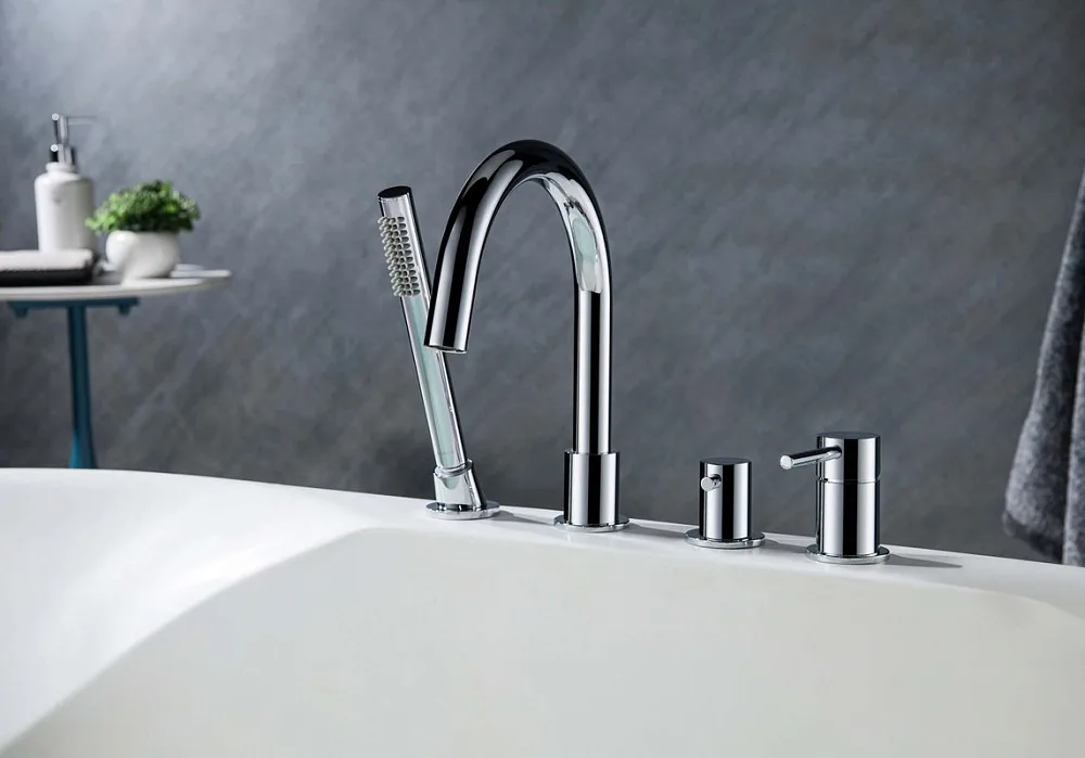 Смеситель на борт ванны AQUATEK Европа AQ1348CR, хром Sancos — официальный сайт