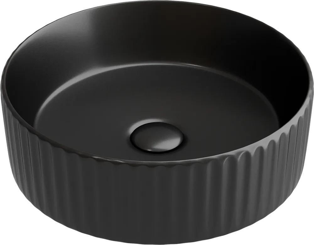 Накладная раковина Ceramicanova Element CN6057MB черная матовая Sancos — официальный сайт