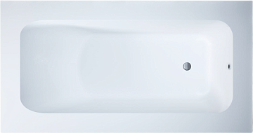 Ванна из искусственного камня Salini Orlanda Plus S-Sense 190x100 см, встраиваемая, матовая белая, н