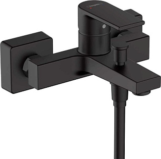 Смеситель для ванны с душем Hansgrohe Vernis Shape 71450670, черный