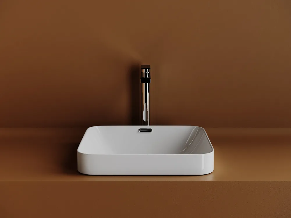Встраиваемая раковина Ceramicanova Element CN6077 ,белый Sancos — официальный сайт