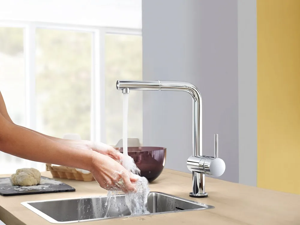 Смеситель для кухни Grohe Minta 32168000 Sancos — официальный сайт