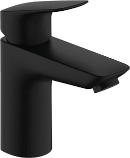 Смеситель для раковины Hansgrohe Logis 100 71101670 матовый черный