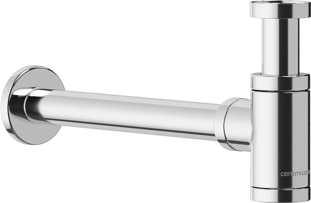 Сифон для раковины Ceramicanova 70001CH, хром Sancos — официальный сайт