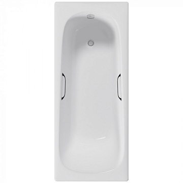 Чугунная ванна Delice Continental 180x80 см, с отверстиями для ручек