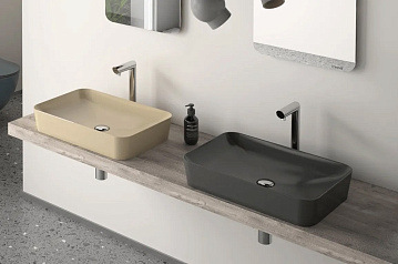 Накладная раковина Creavit Ultra UL060-00CM00E-0000 капучино