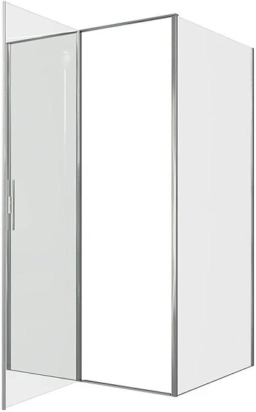 Душевой уголок Allen Brau Priority 120x100, профиль хром, стекло прозрачное