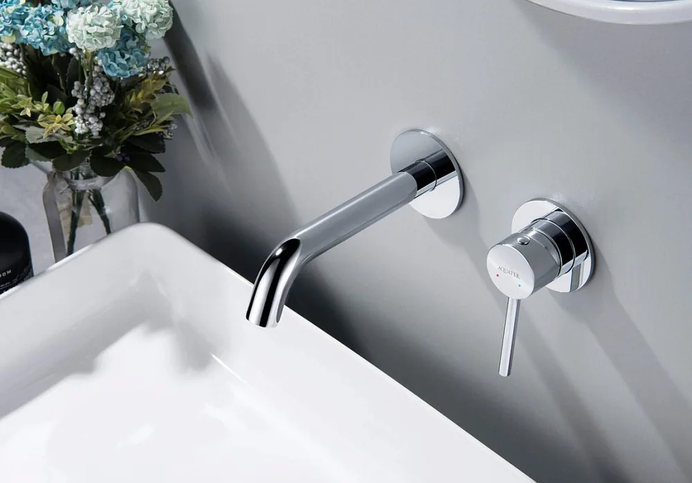 Смеситель для раковины AQUATEK Европа AQ1313CR С ВНУТРЕННЕЙ ЧАСТЬЮ, хром Sancos — официальный сайт