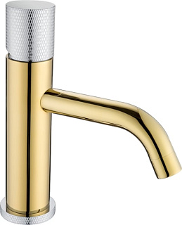 Смеситель для раковины Boheme Stick 121-GCR.2 gold touch chrome