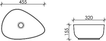 Накладная раковина Ceramicanova Element CN5026