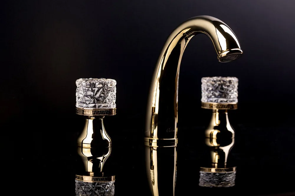 Смеситель для раковины Boheme Crystal 297-CRST Sancos — официальный сайт