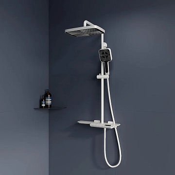 Душевая стойка RGW Shower Panels SP-34-W, белая