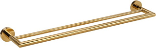 Полотенцедержатель Bemeta Brilo 161204052 двойной, gold polished