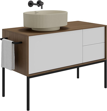 Накладная раковина KERAMA MARAZZI Vento 50 песочная матовая