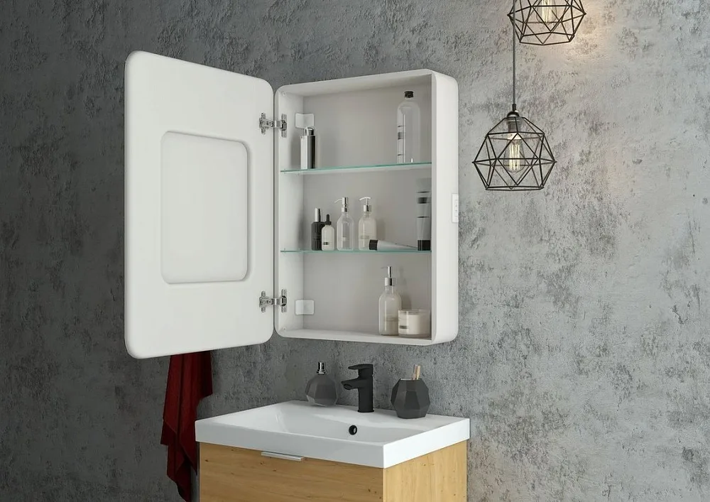 Зеркало-шкаф Art&Max Platino 55х80 L 55х80 L Sancos — официальный сайт