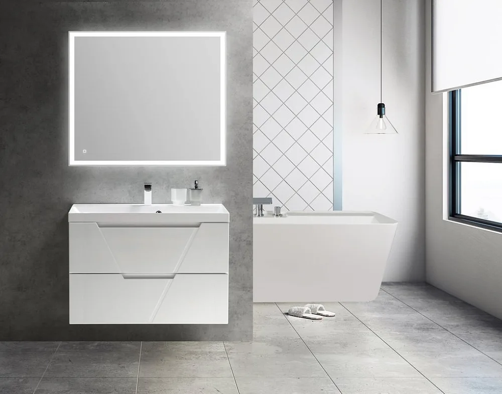 Тумба под раковину без столешницы BelBagno Vittoria 90 подвесная, bianco opaco Sancos — официальный сайт