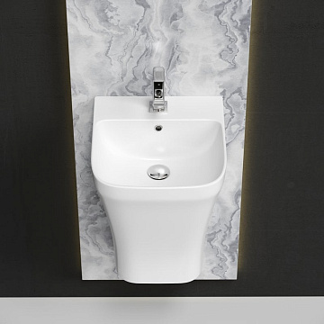 Раковина Ceramicanova Dion CN6067 белая глянцевая