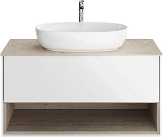 Тумба под раковину без столешницы KERAMA MARAZZI Plaza Modern 100 белая