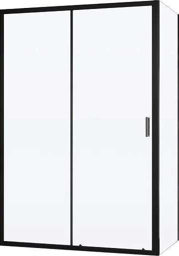 Душевой уголок Vincea City VSR-5CT9012CLB 120х90 см, профиль черный, стекло прозрачное