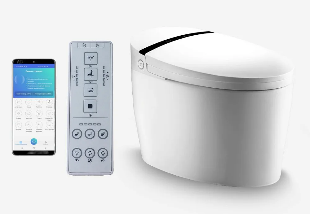 Умный унитаз напольный Swedbe Smart 0500 Sancos — официальный сайт