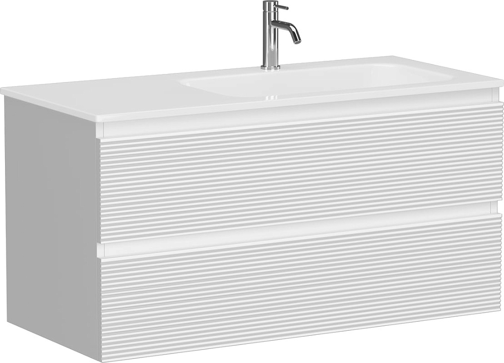 Тумба с раковиной Sancos Folk 100 R bianco