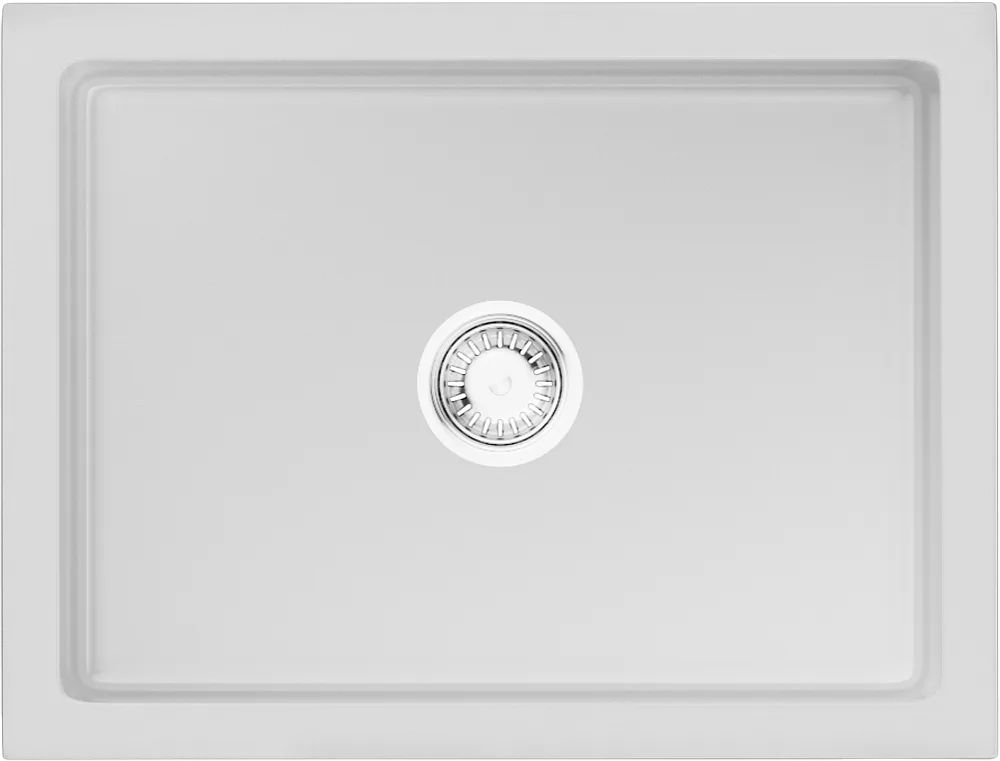 Мойка кухонная Omoikiri Mikura 61-WH Glossy белая Sancos — официальный сайт