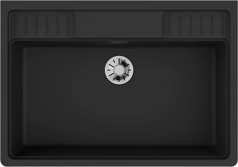 Мойка кухонная Omoikiri Kinokawa 90-GB графит Sancos — официальный сайт