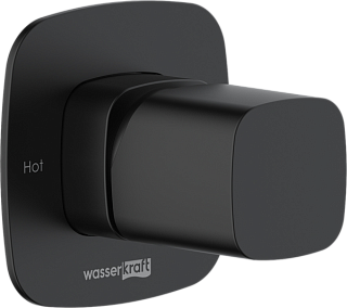 Встраиваемый смеситель Wasserkraft Nuthe 9151 С ВНУТРЕННЕЙ ЧАСТЬЮ. черный soft-touc
