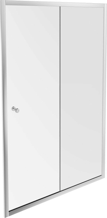 Душевая дверь в нишу Jacob Delafon Serenity 120 профиль хром
