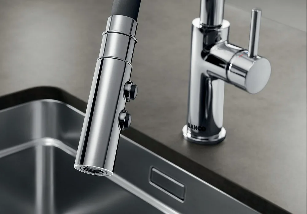 Смеситель для кухни Blanco Catris-S Flexo 525791 с гибким изливом Sancos — официальный сайт