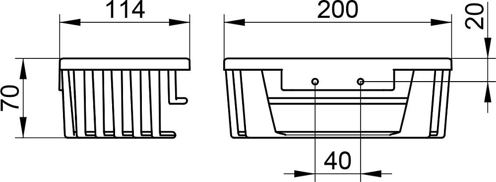 Полка Keuco Universal 24942 7 см