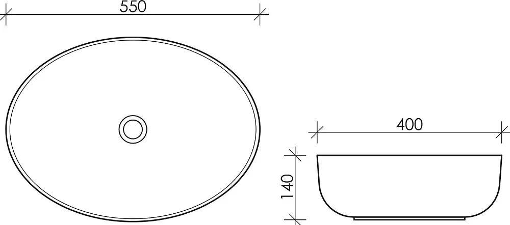 Накладная раковина Ceramicanova Element CN5002 Sancos — официальный сайт