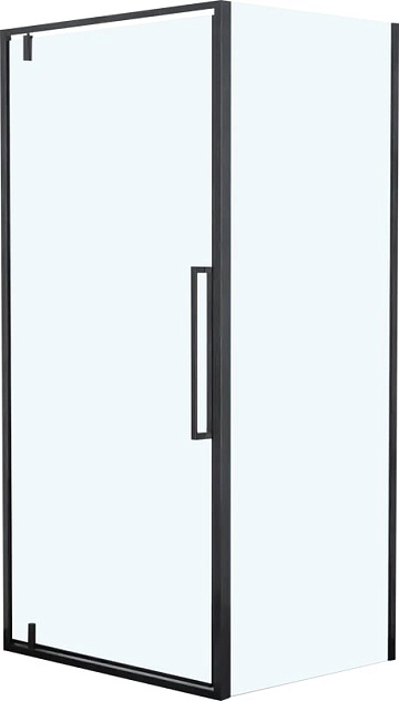 Душевой уголок RGW Stilvoll SV-02B+80 см (79-82)x80x200 профиль черный матовый, стекло прозрачное