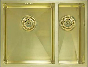 Мойка кухонная Seaman Eco Marino SME-575DR-GS.A R, gold satin