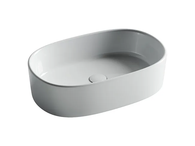 Накладная раковина Ceramicanova Element CN6075 белая глянцевая Sancos — Оригинал