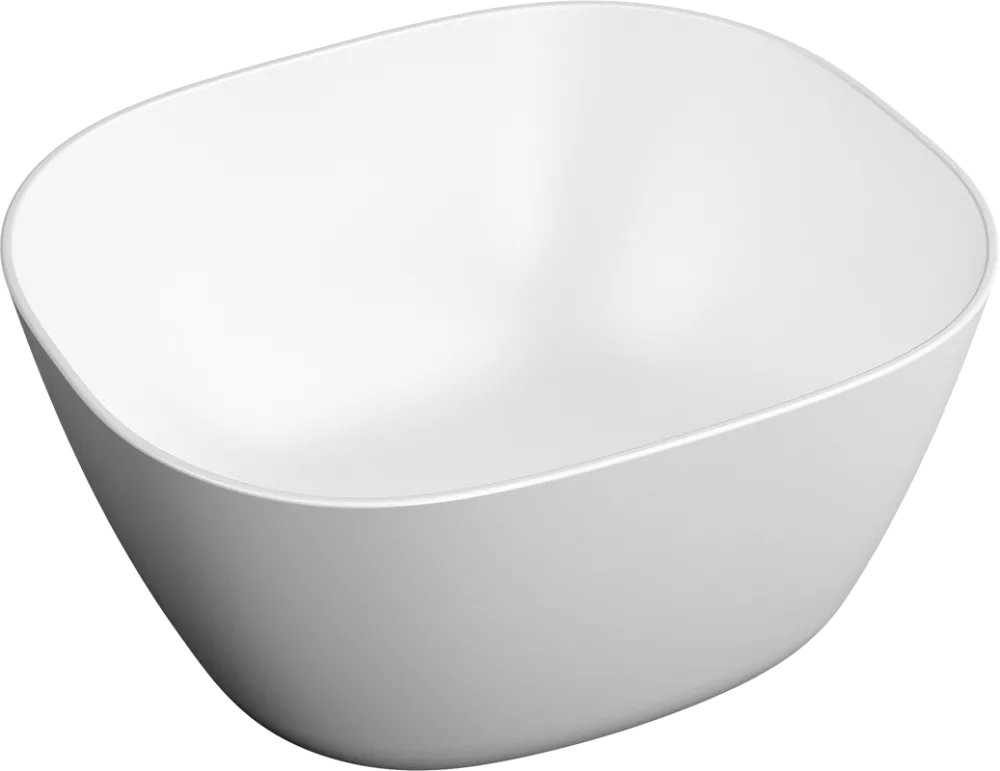 Накладная раковина VitrA Plural 7811B401-0016 высокая, матовая белая Sancos — официальный сайт